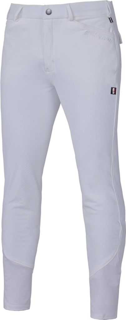 Kingsland Reithose Herren KLkenton Knee Grip Classic Kniebesatz Herrenreithose Weiß 52