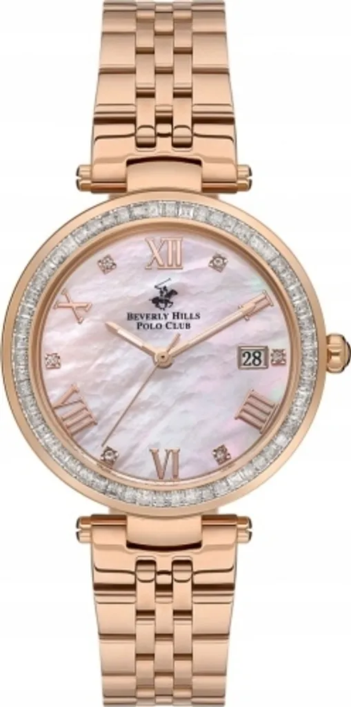 Montre-bracelet femme rose tendance Beverly Hills - Accessoire Fashion