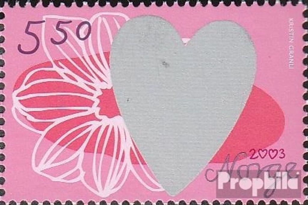 Briefmarken Norwegen 2003 Mi 1462 (kompl.Ausg.) postfrisch Valentinstag