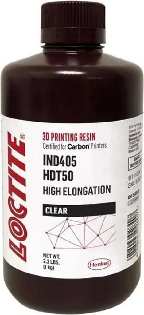 Résine transparente Loctite IND405 pour prototypes fonctionnels clairs