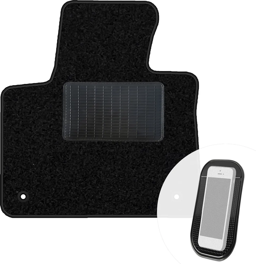Tappetino Auto moto-MOLTICO per Peugeot 3008 II - Velour Nero 1pz