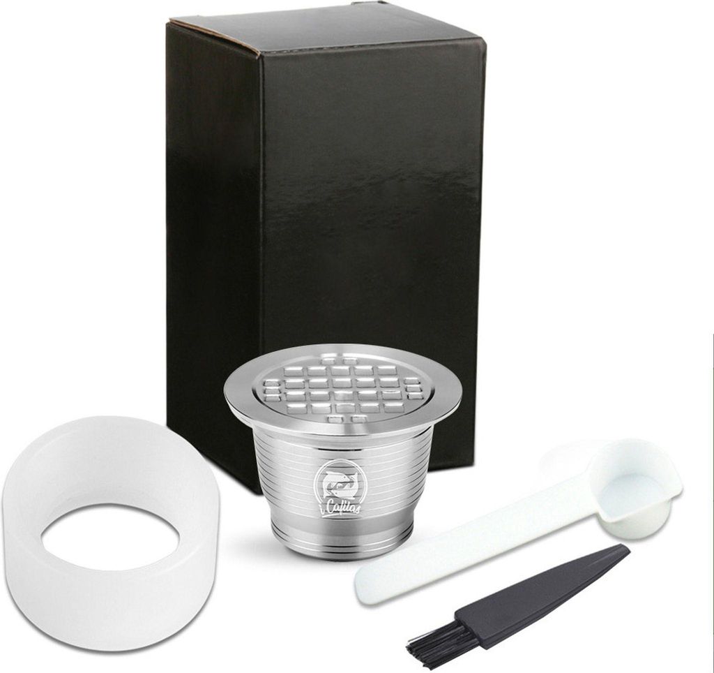 Kompatibel mit Nespresso Edelstahl Kaffeekapsel Produktbild 