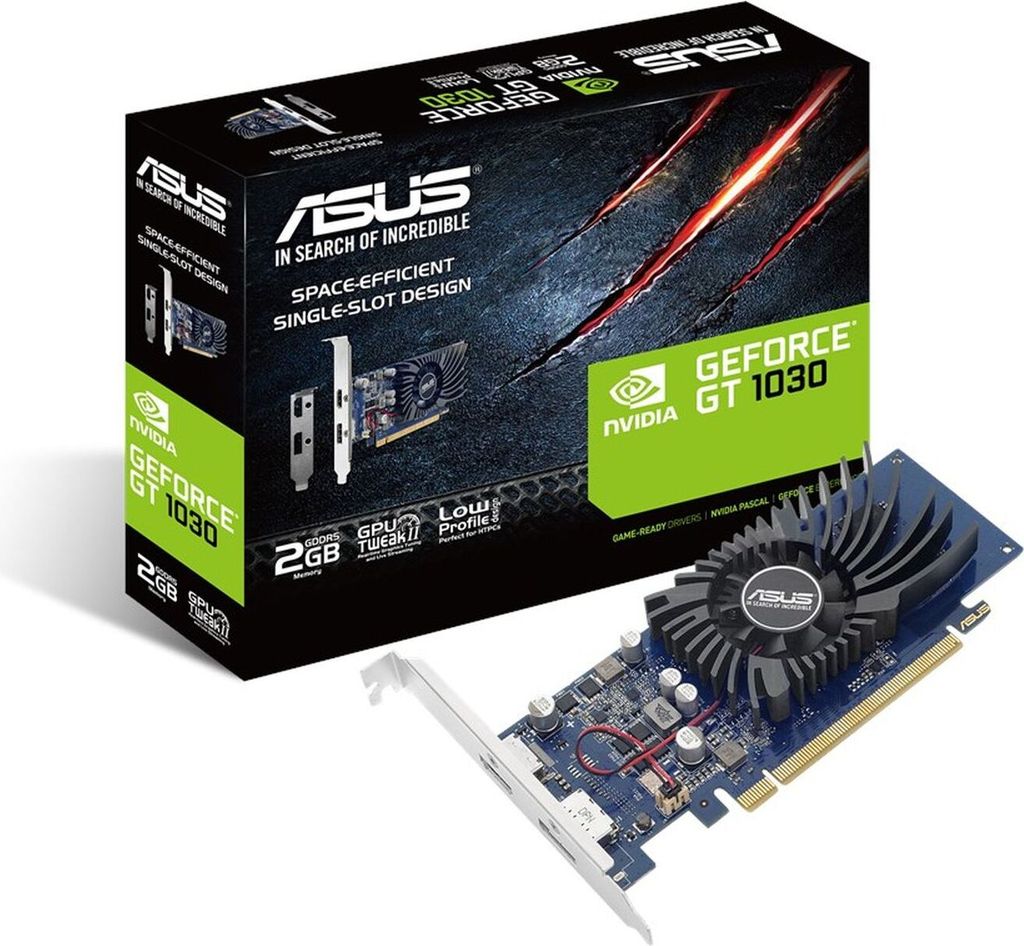 Asus Vga Nvidia Gt 1030 2G Brk 2Gb Ddr5 Imagen del producto 
