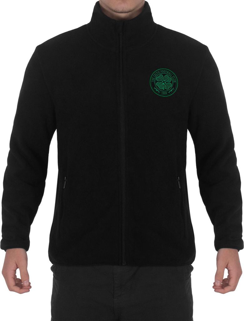 Celtic FC - Fleecejacke für Herren GF246 (M) (Schwarz)