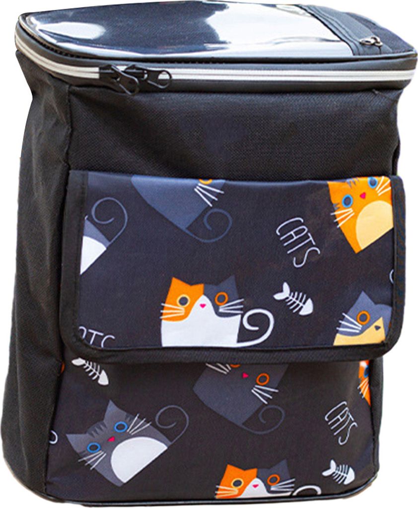 Fahrradlenkertasche, wasserdicht, große Kapazität, Cartoon-Muster, Reißverschluss, doppellagige Fahrrad-Fronttasche, elektrische Fahrrad-Lenkerr...