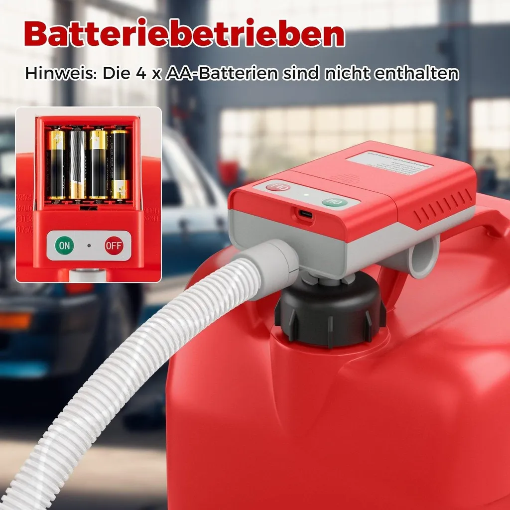Pompe à carburant électrique nomade : transfert rapide et 3 adaptateurs - 4