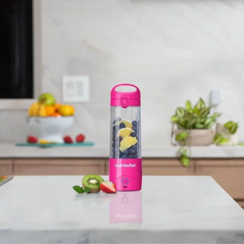 Frullatore Portatile NutriBullet NBP003BP Rosa: Smoothie Ovunque Vuoi - 4