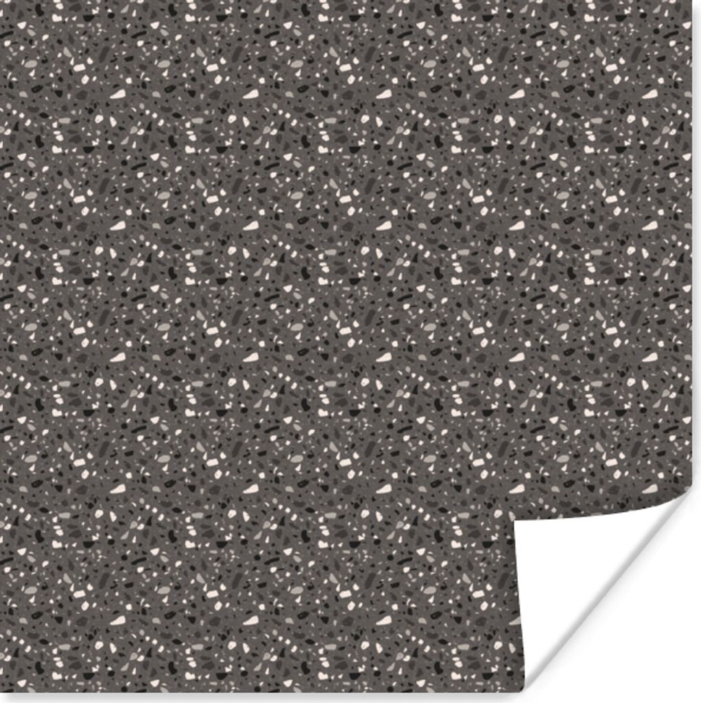MuchoWow Poster Textur - Muster - Terazzo 75x75 cm - Wand Dekoration