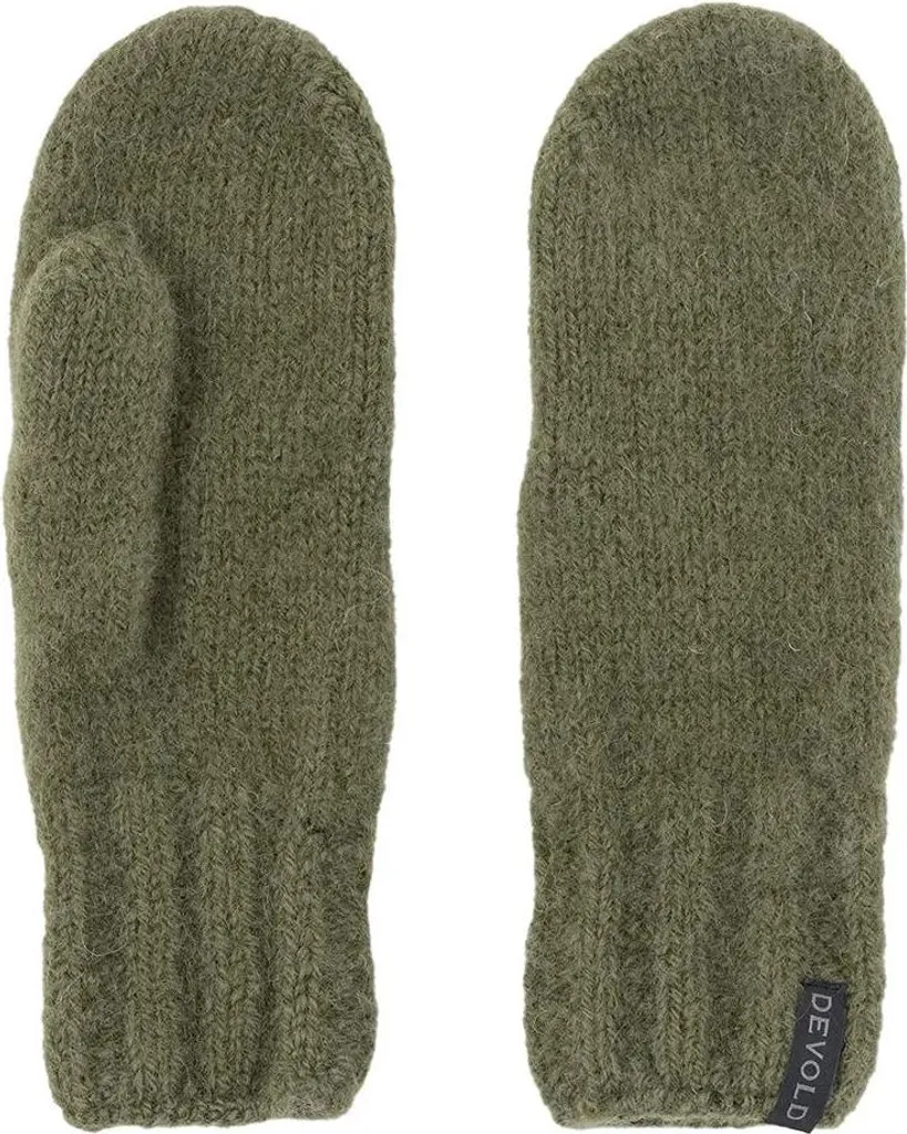 Moufles Devold Nansen en Laine Vert M Isolation Thermique Naturelle