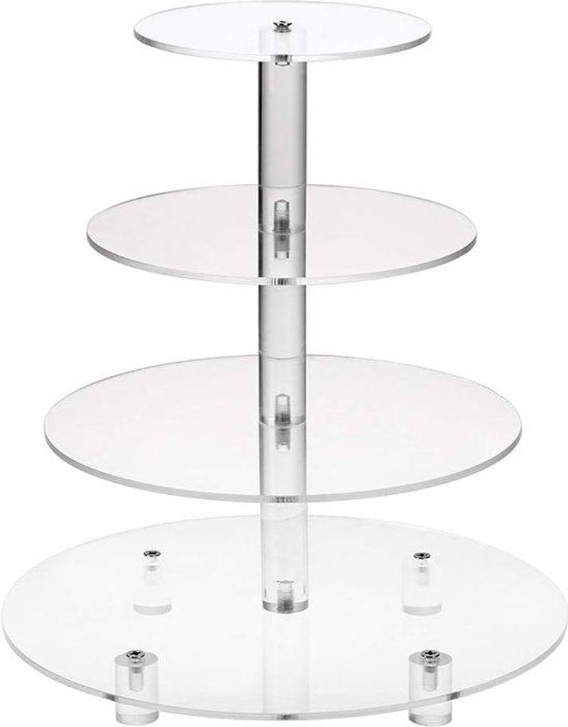 Famanu Cupcake Display Stand Transparente Acryl Produktbild 