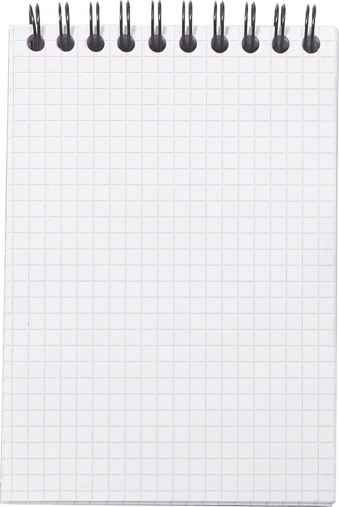 Rhodia 5x Notepad Rhodiactive A6, Spiralblock, 80 Bl kariert 90g Schwarz 13920C