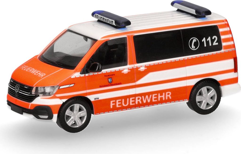 Herpa VW T6.1 MTW Feuerwehr Ransbach-Baumbach 097697