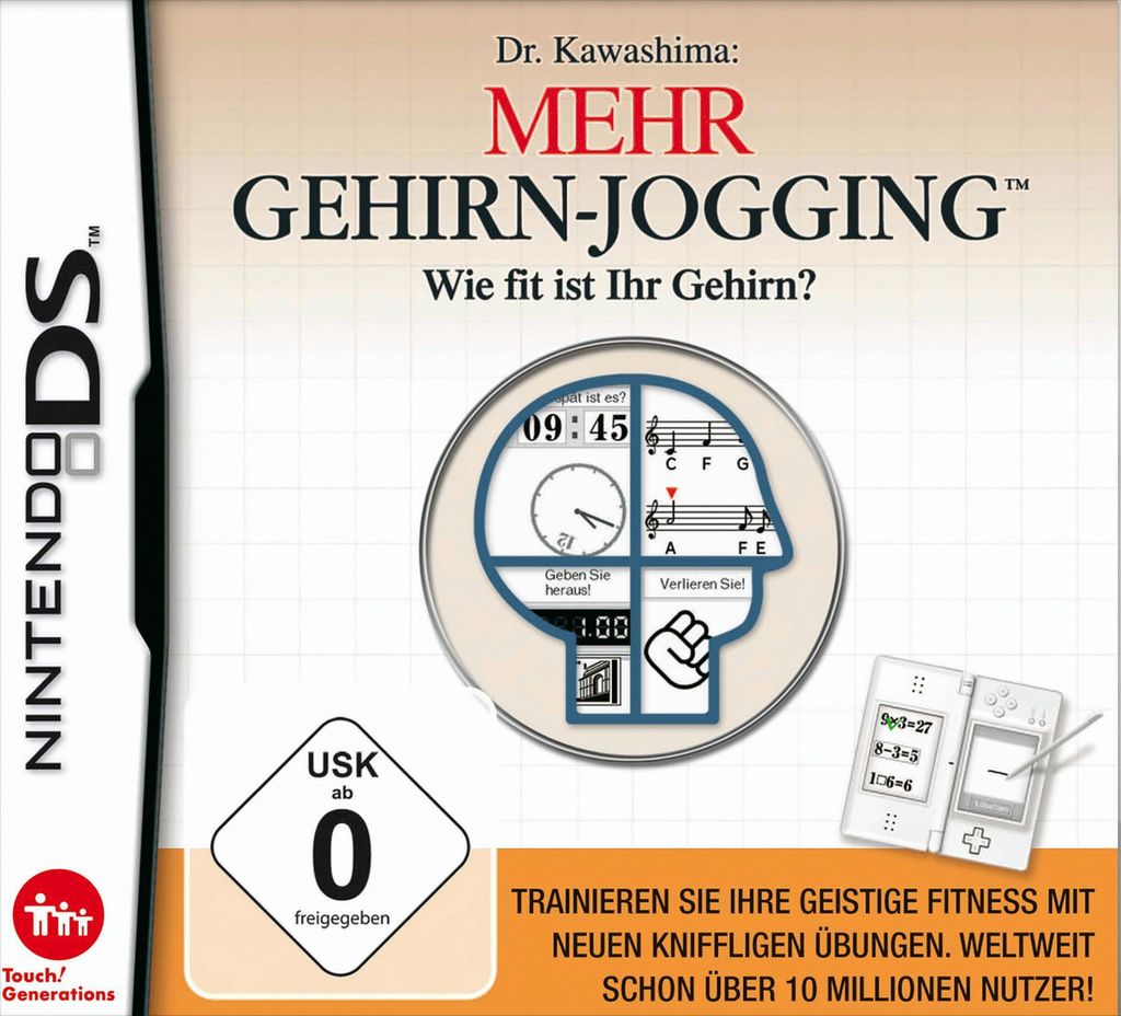 Dr. Kawashima: Mehr Gehirn Jogging Produktbild 