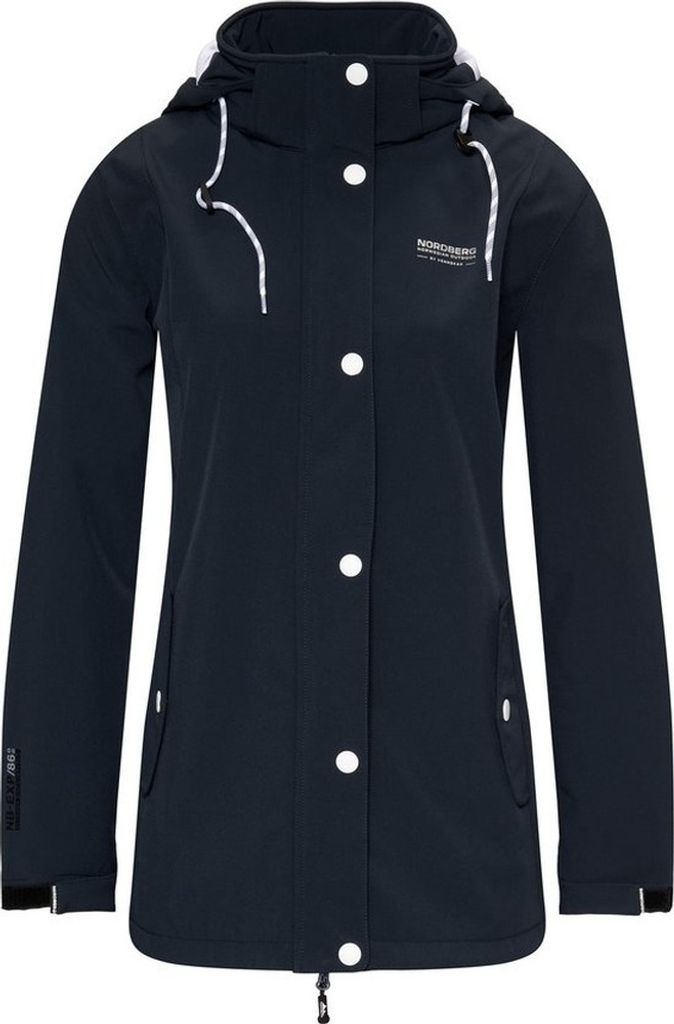 Nordberg Rima - Softshell Outdoor Sommerjacke Damen - Navy/Dunkelblau - Größe M