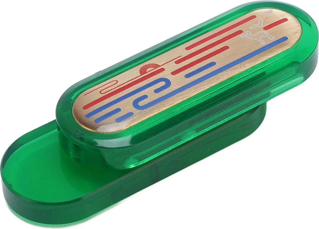 Fidget Slider Laiton & Acrylique - Mécanisme Push de Poche, Haptique - 2