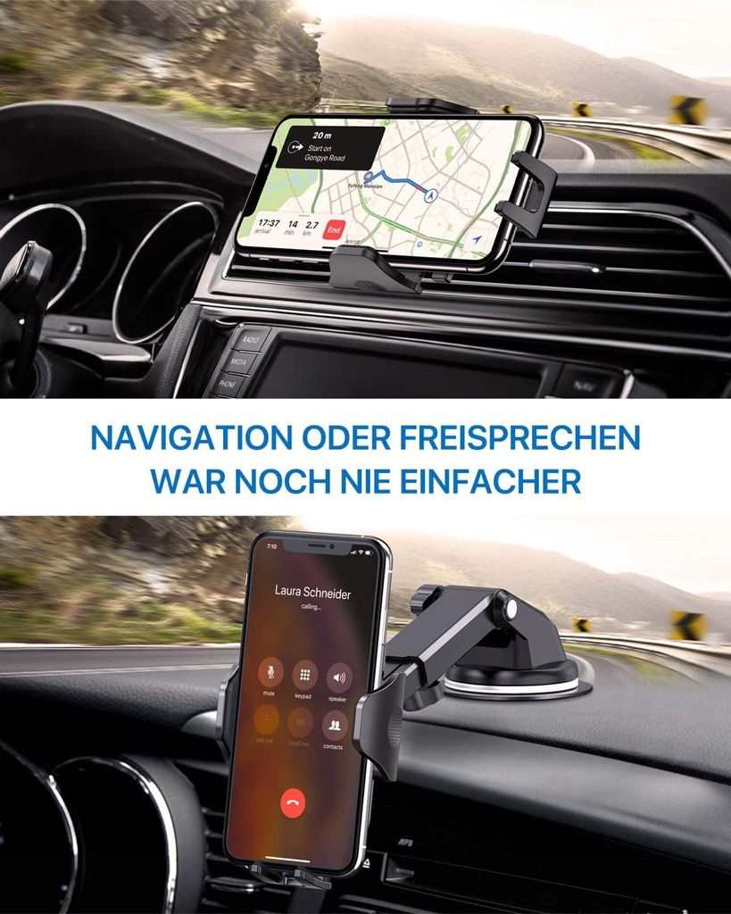 Držák mobilního telefonu do auta Držák do ventilace a Obrázek produktu 2