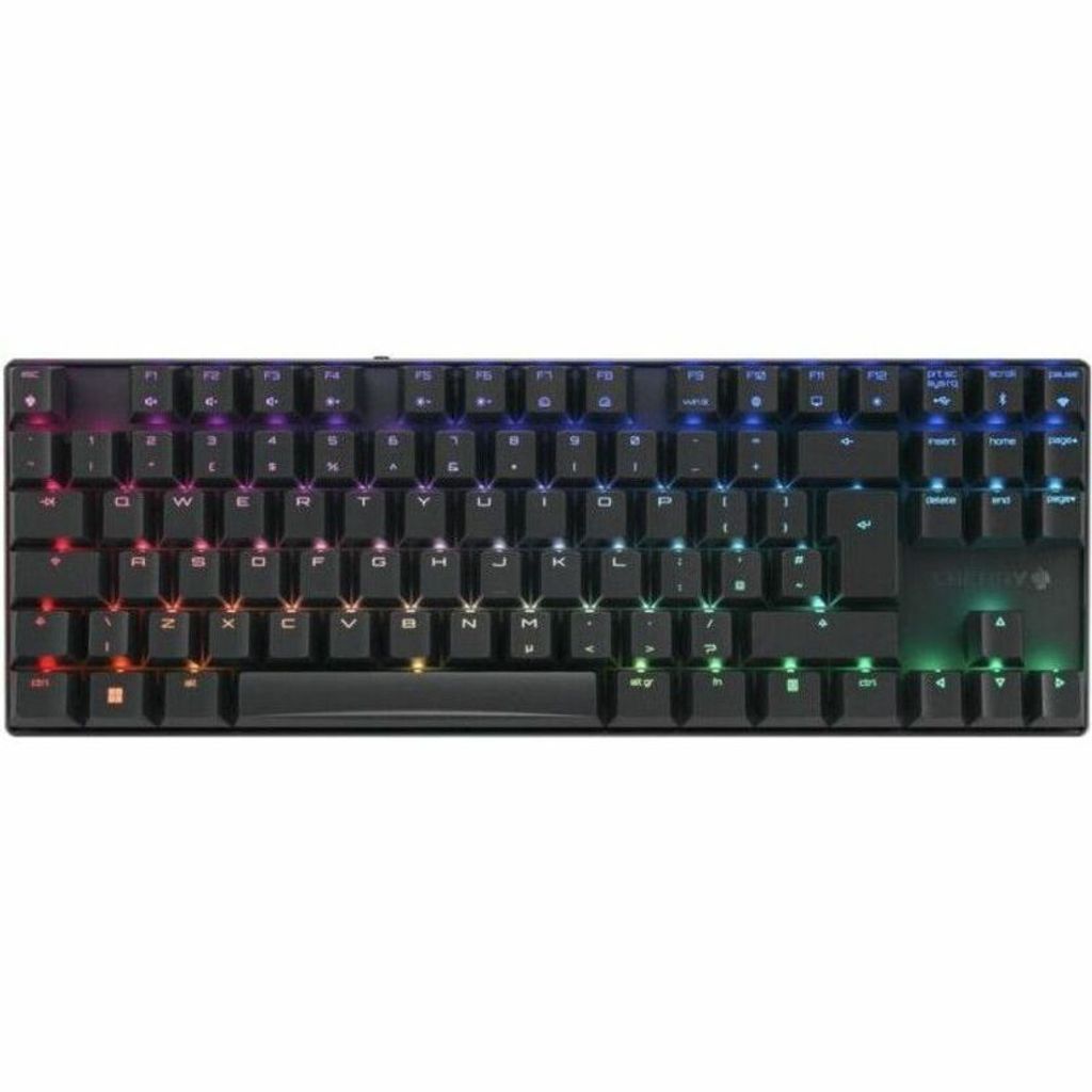 Cherry MX 8.2 TKL Wireless RGB - Kabellos - RF Wireless + Bluetooth - Mechanischer Switch - QWERTY - RGB-