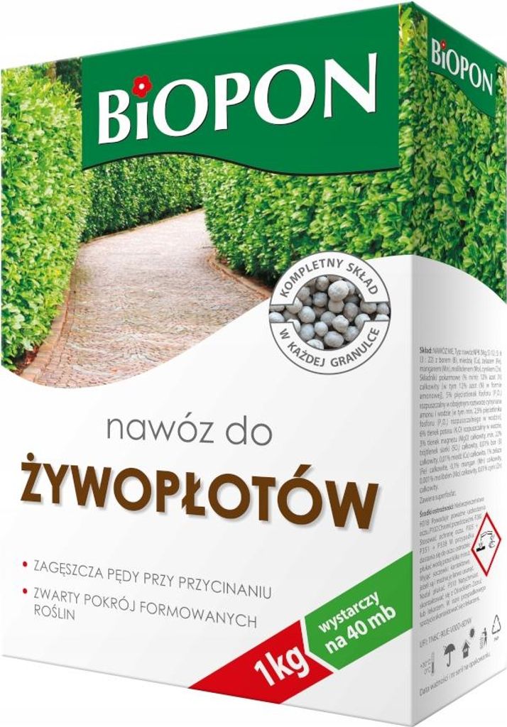Fester Dünger für Hecken 1 kg Biopon