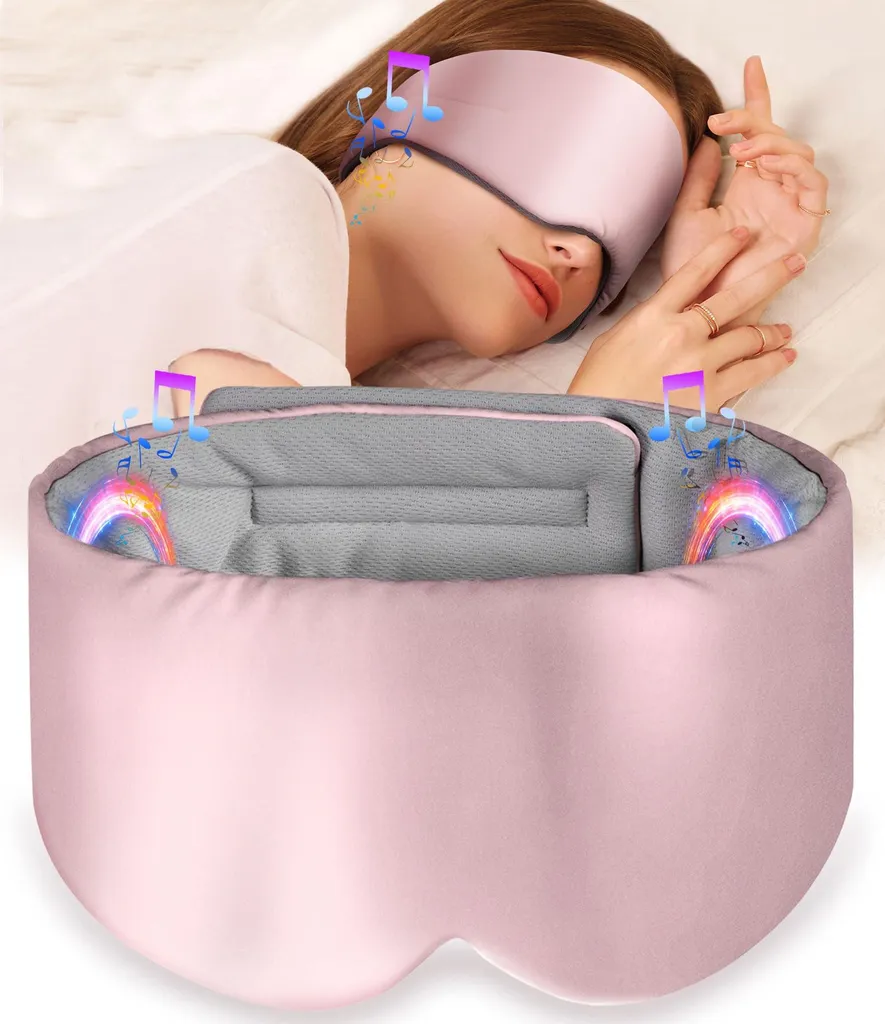 Casque de sommeil ultra-fin pour dormeurs latéraux, masque occultant