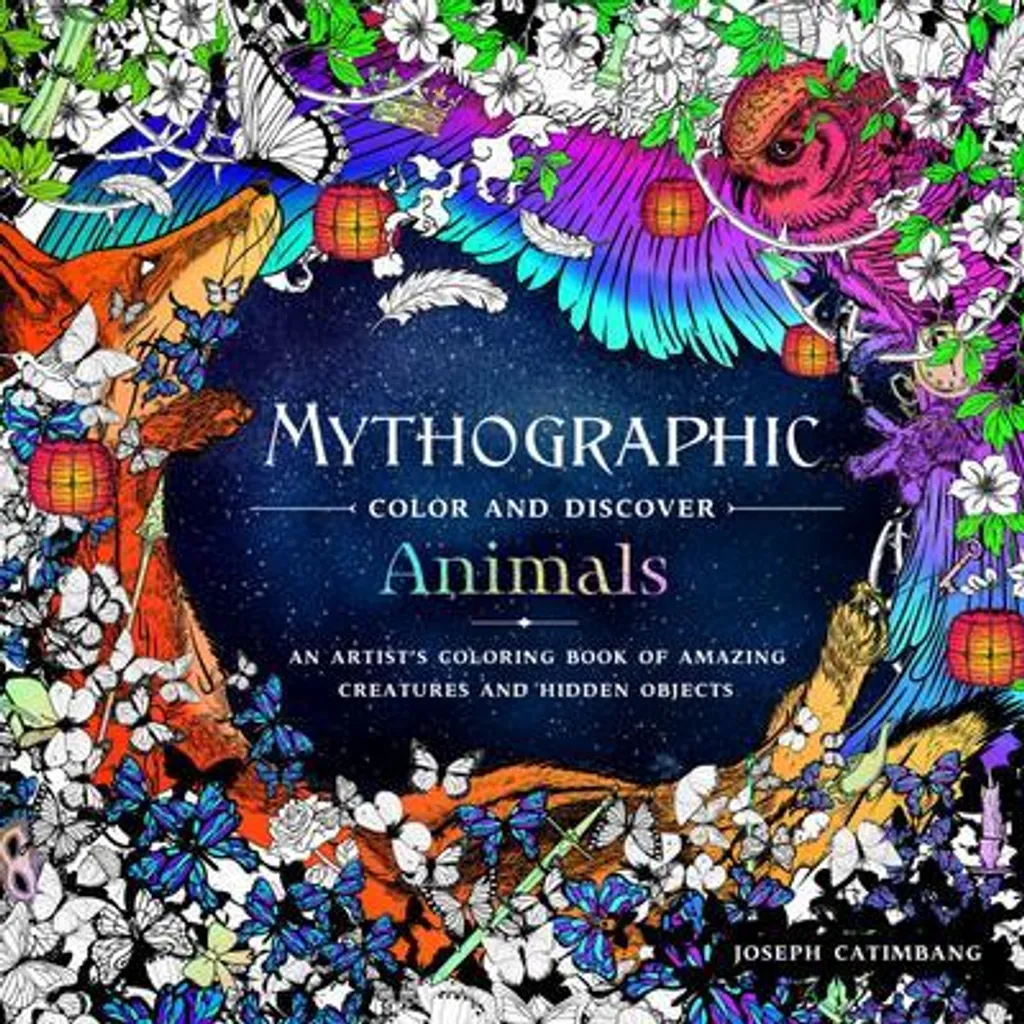 Activités Créatives Adultes Mythographic Animals : Détente et Coloriage