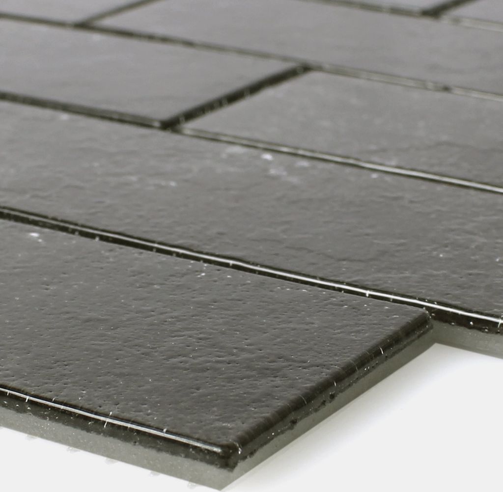 Glasmosaik Fliesen Richmond Schwarz Produktbild 