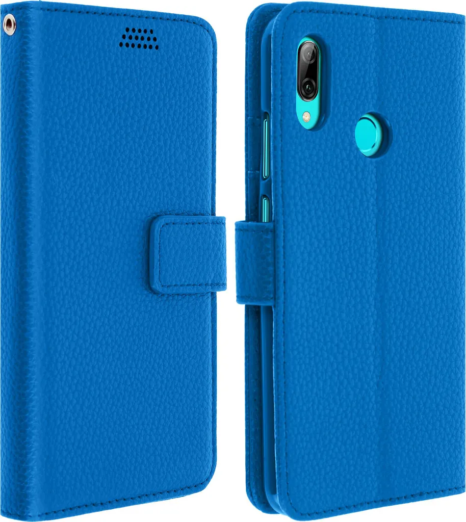 Flip Cover Blu Huawei P Smart 2019: Cover con Slot Carte e Stand