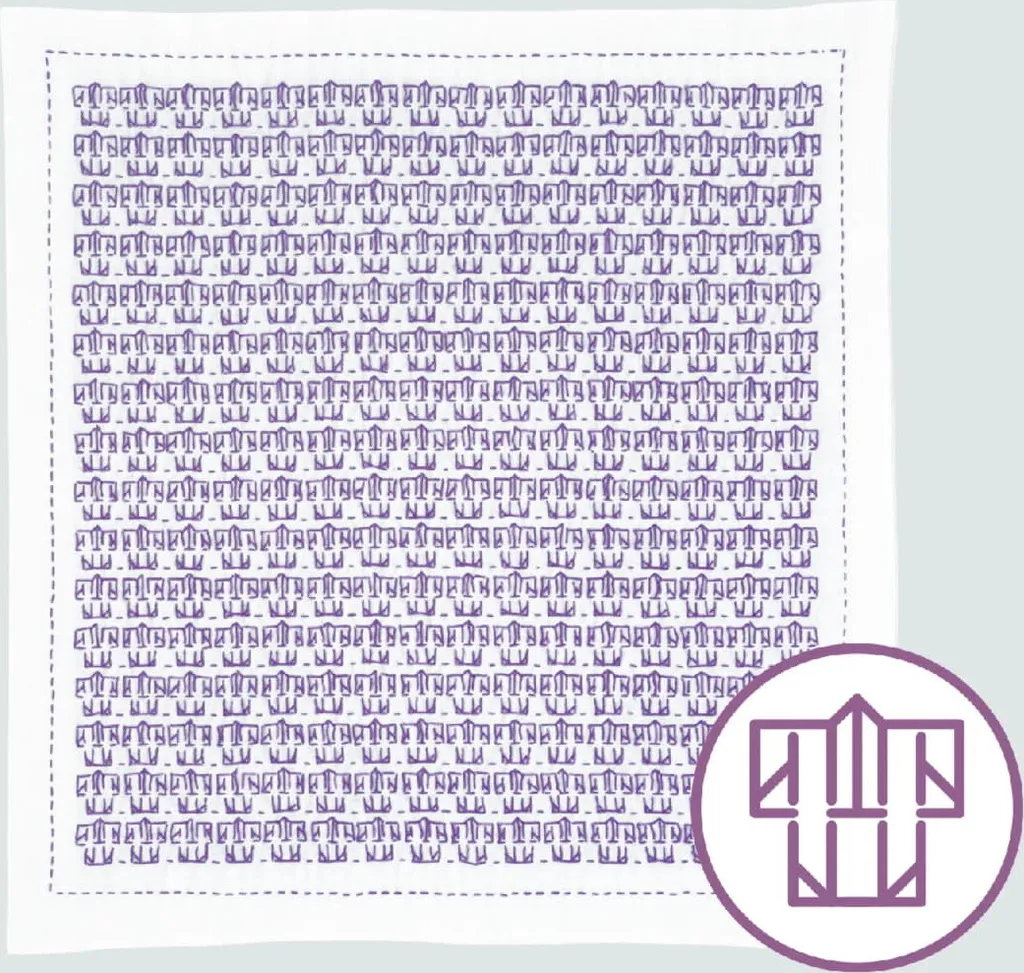 Regalo Creativo: Kit Ricamo Giapponese Olympus Sashiko Kimono 34cm
