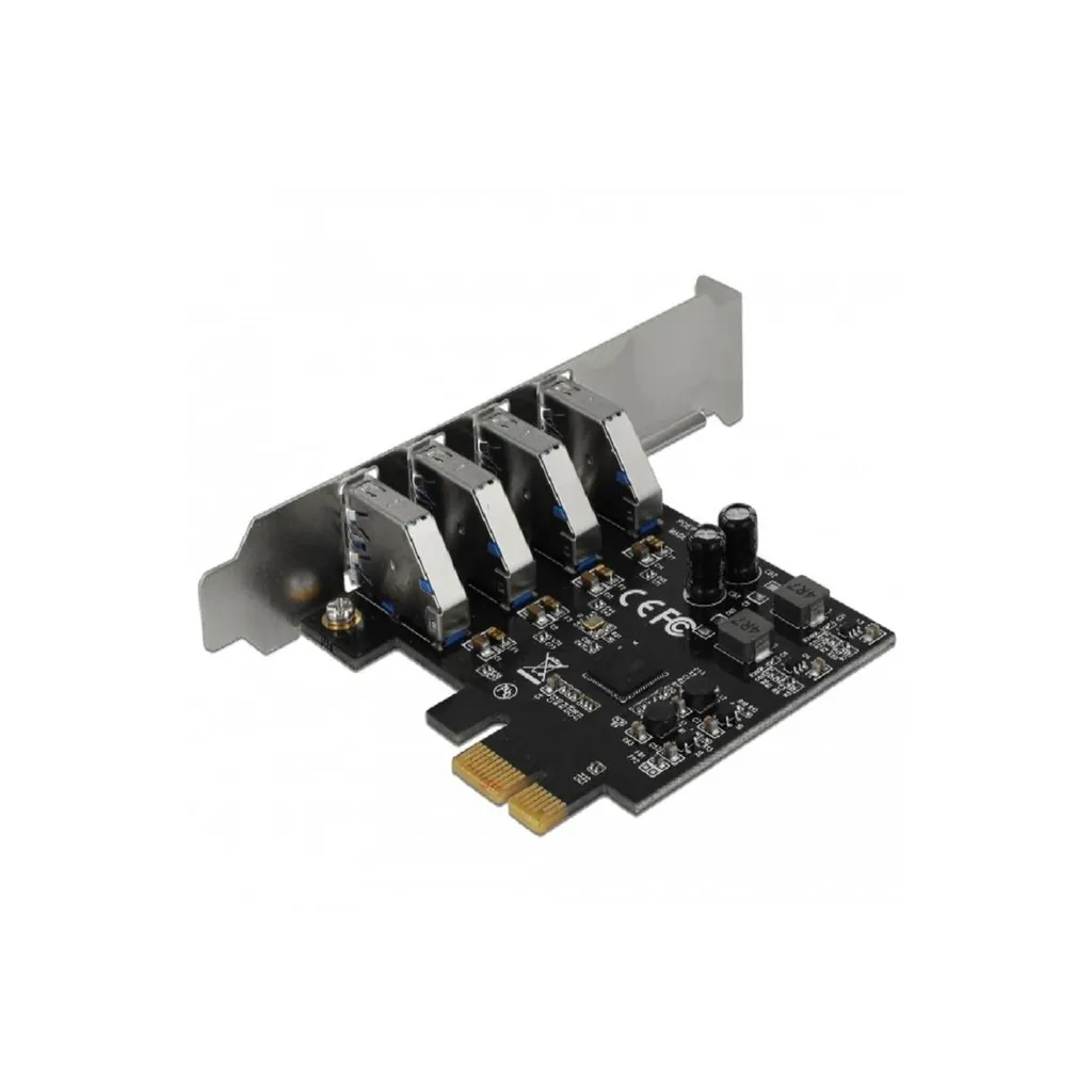Solution pour Manque de Ports USB : Carte PCIe Delock 4 Ports Type-A - 2