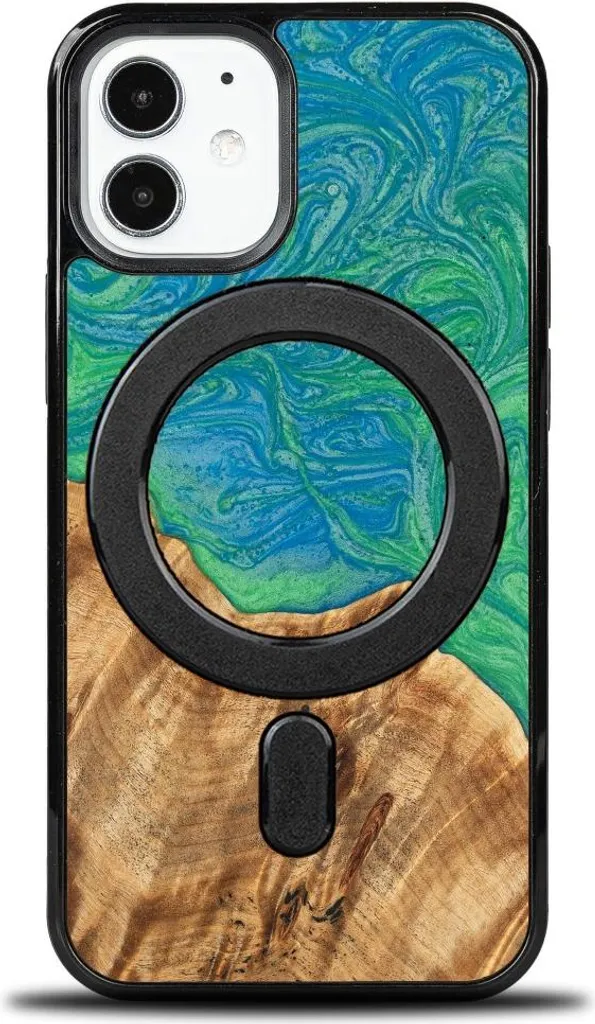 Custodia Bewood Unique per iPhone 12 Mini - Neons - Tokyo con MagSafe
