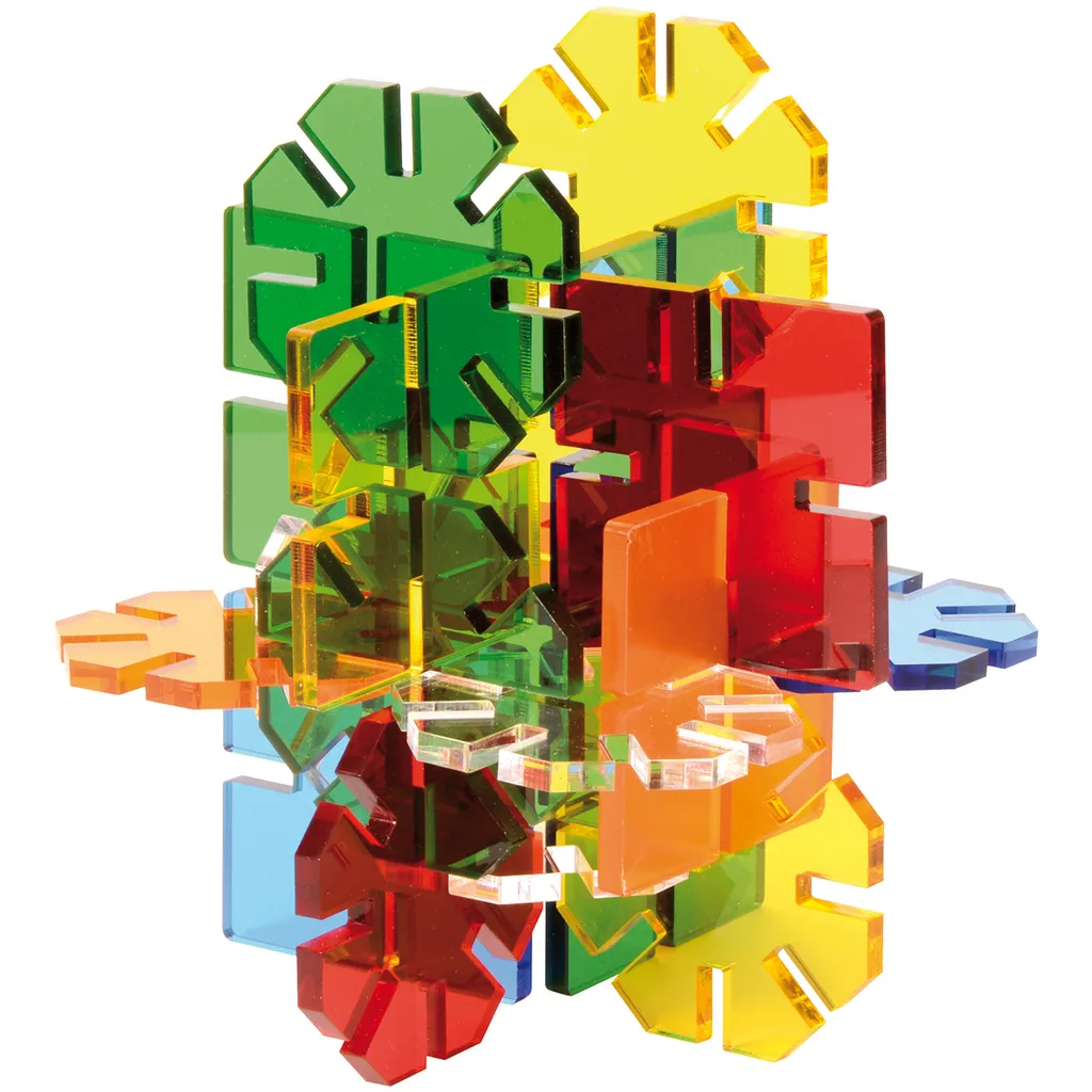 Cubes à Assembler Multicolores 48 Pièces : Robustesse et Créativité