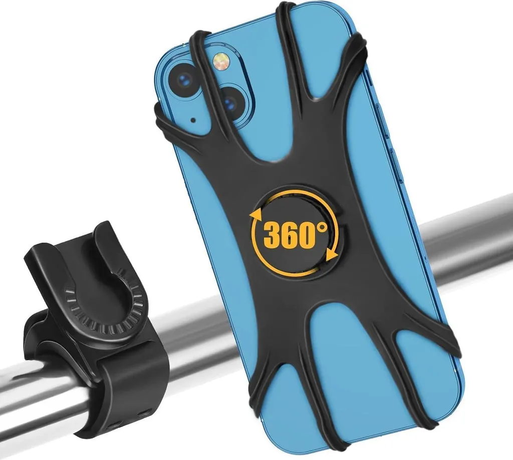 Support de téléphone pour VTT et trottinette avec fixation rapide