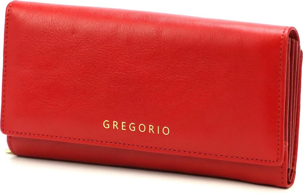 Grand portefeuille en cuir pour femme Gregorio avec fentes pour cartes