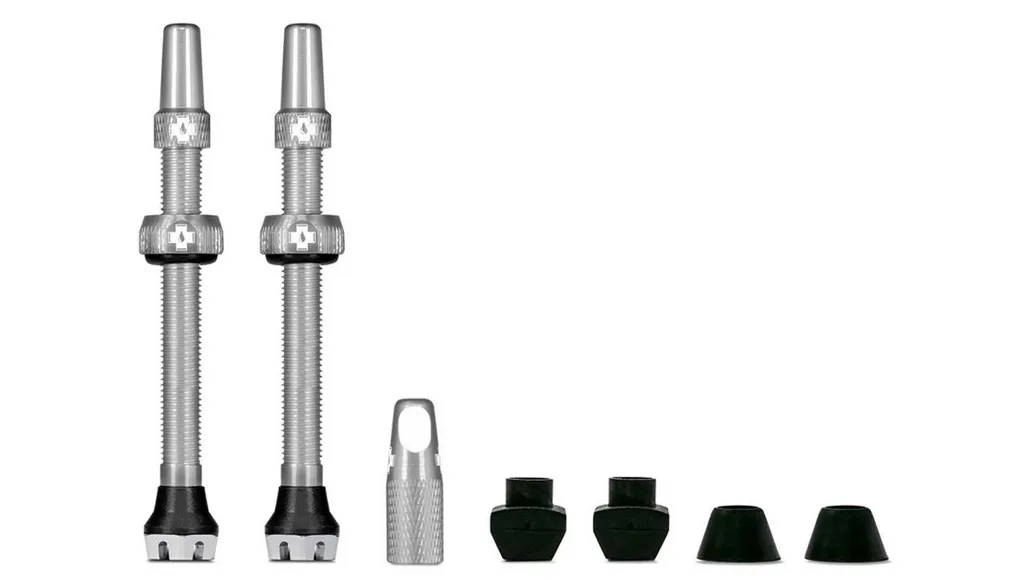 Valves pour Montage Tubeless Muc-Off V2 60mm Argent Route et VTT