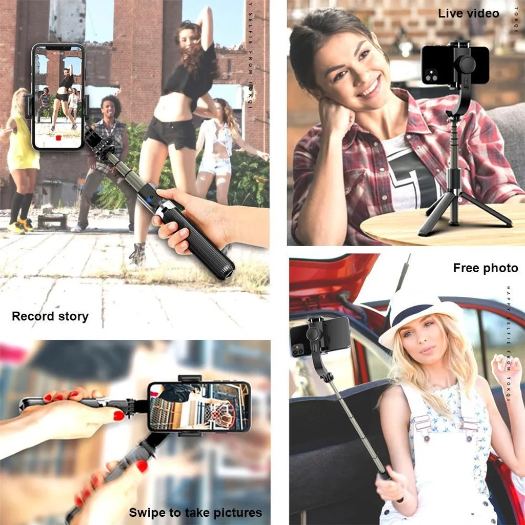 Trépied extensible Selfie Stick Bluetooth 4.0 avec télécommande amovible - 9