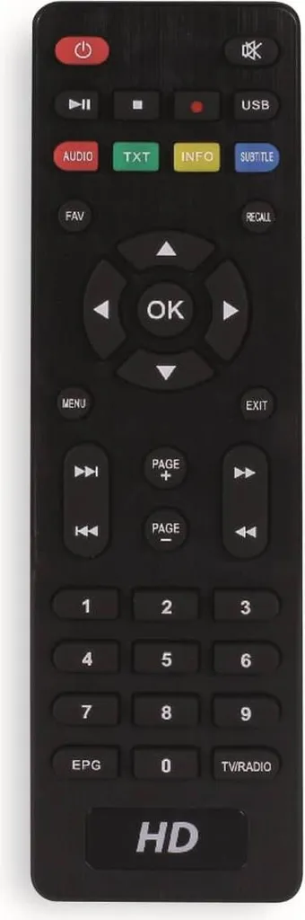 Opticum AX C 100 DVB-C Décodeur avec Lecteur USB et Sortie HDMI Noire - 24