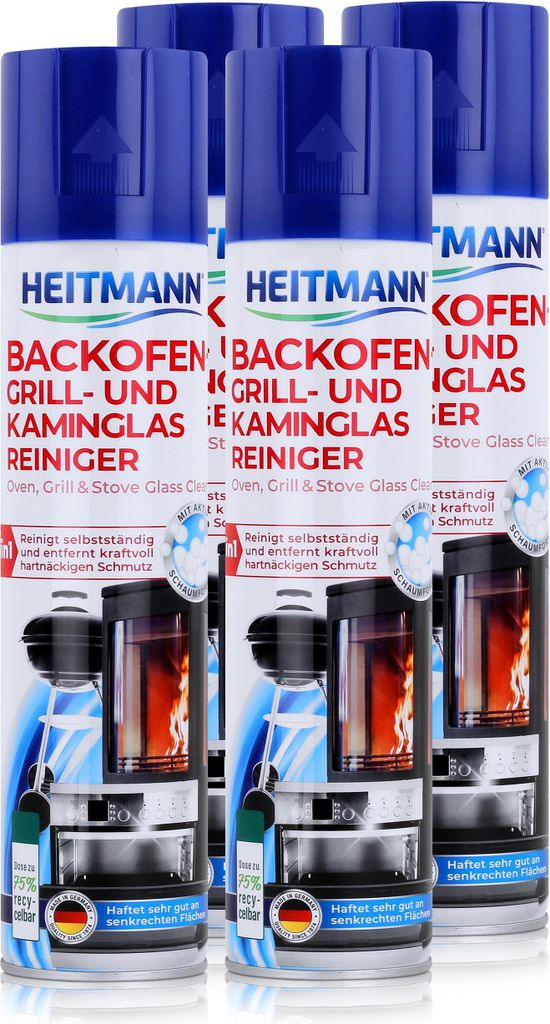 Heitmann Backofen-Grill und Kaminglas Reiniger 400ml - Löst Produktbild 