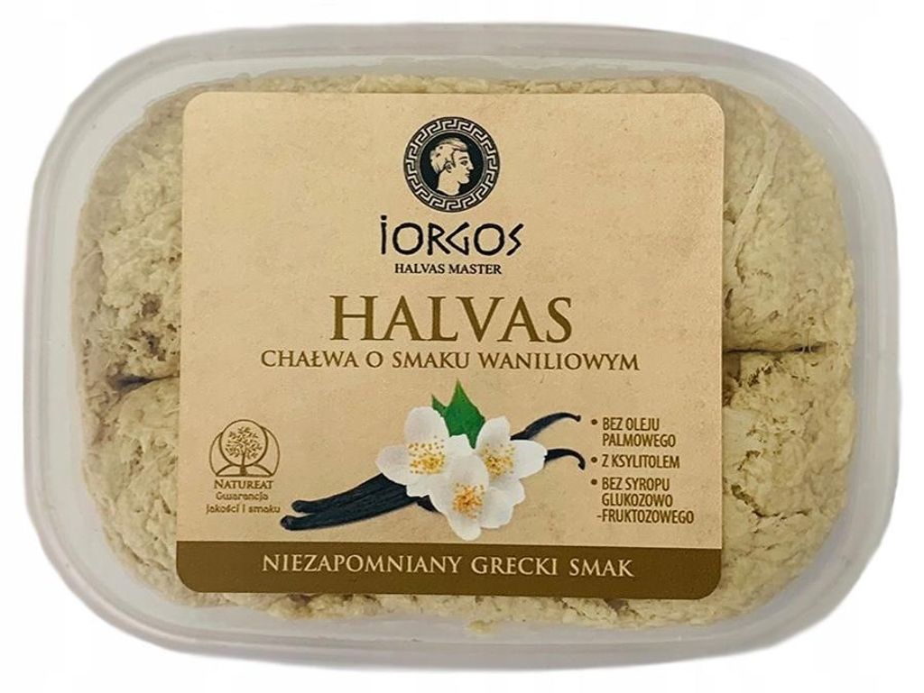 Vanillechalwa met xylitol, Iorgos, 250g (Iorgos) Productafbeelding 