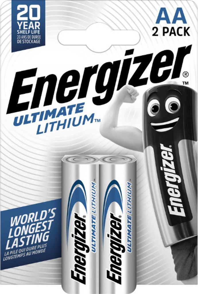 Energizer ULTIMATE LITHIUM AA-Batterien 2 Stück