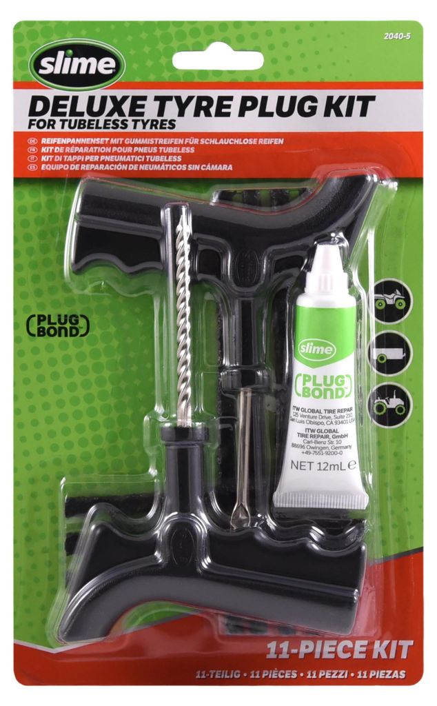 Slime 2040-5 Reifenreparatur-Stecker-Set, Deluxe, enthält Produktbild 