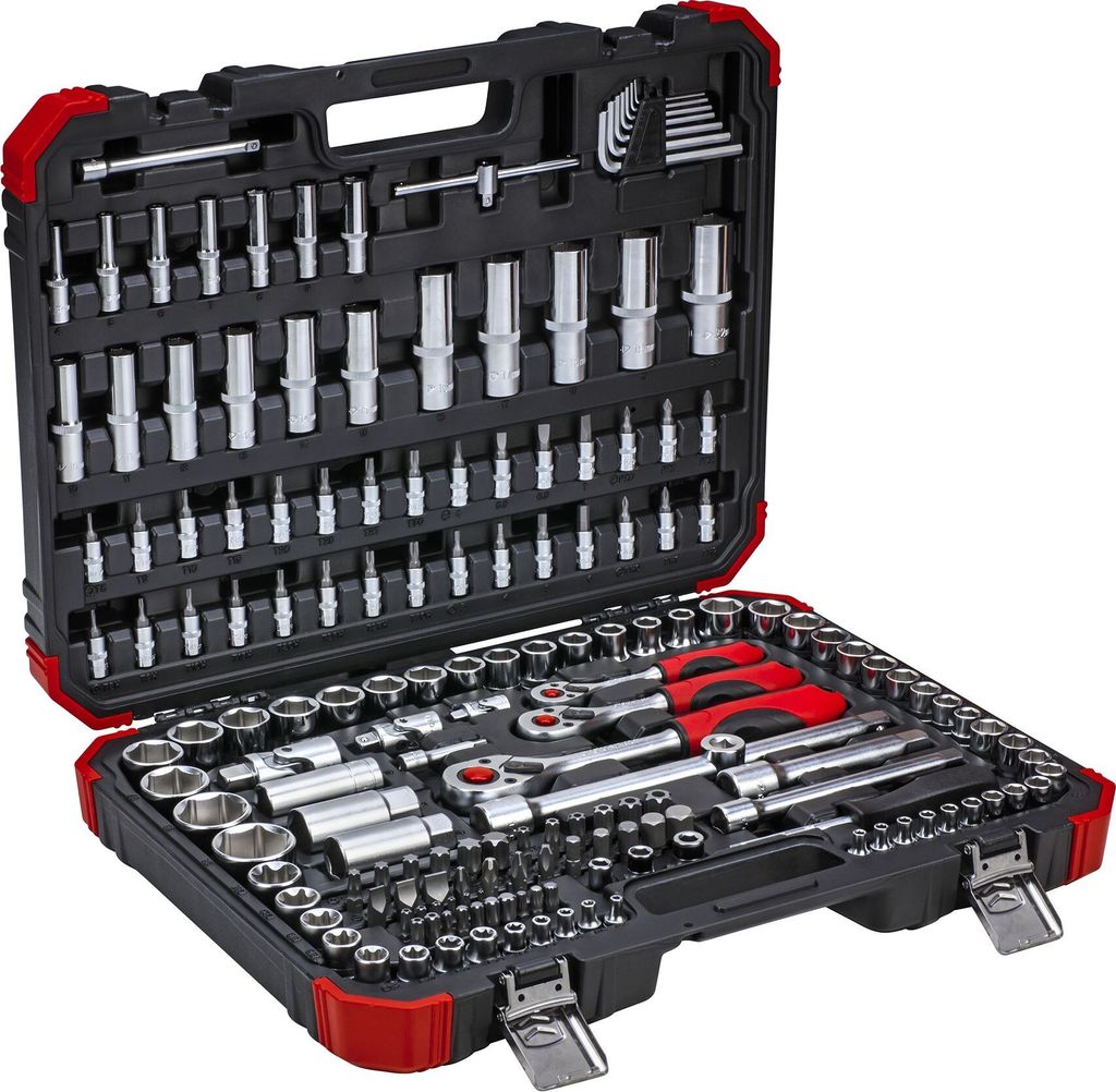 GEDORE red R45603172 Steckschlüssel-Satz 1/4"+3/8"+1/2" Produktbild 3