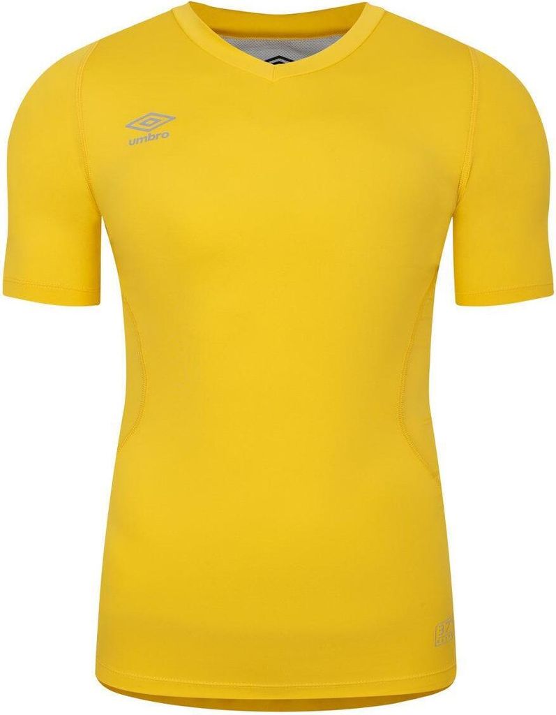 Umbro - "Elite" Base Layer Oberteil V-Ausschnitt für Herren UO2145 (M) (Gelb)
