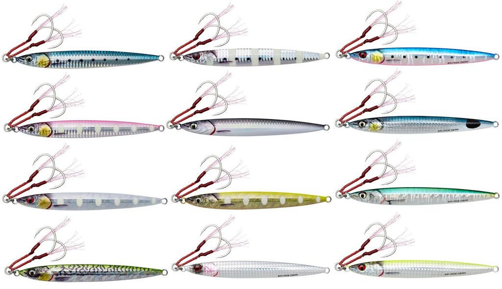 Savage Gear Salt 3D Slim Jig Minnow - Pilker, Farbe:YGO PHP, Länge / Gewicht:12.5cm / 60g