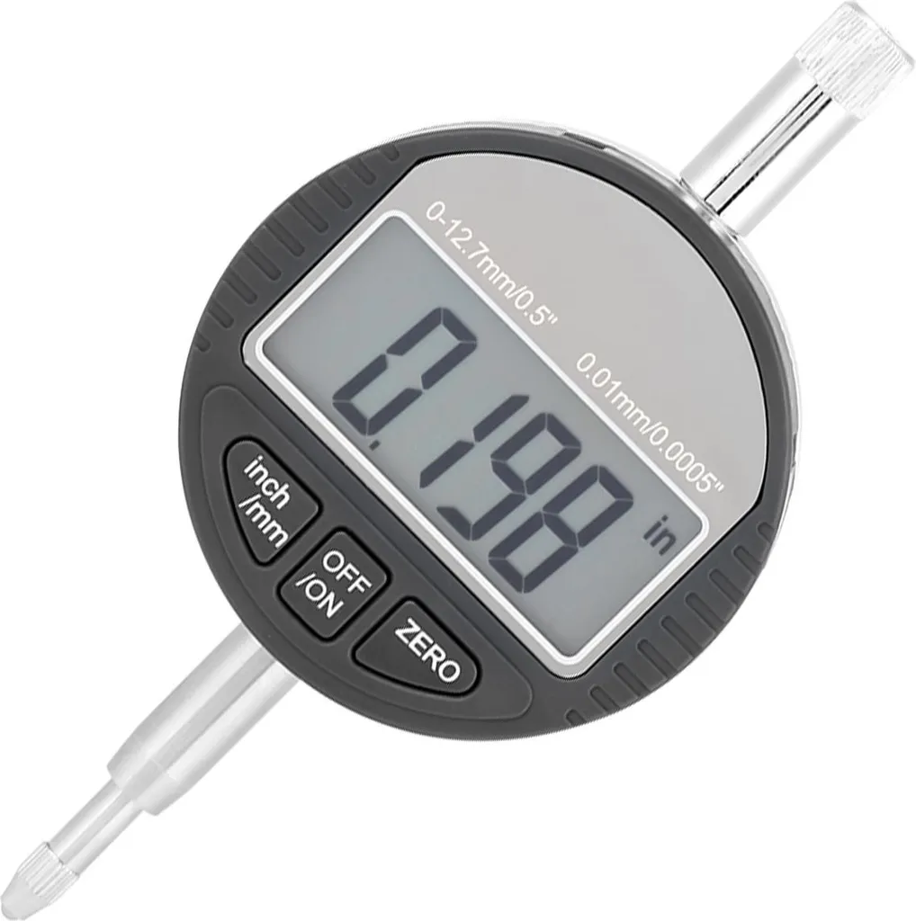 Comparateur Numérique Précision 0,01mm avec Structure Métallique 12,7mm