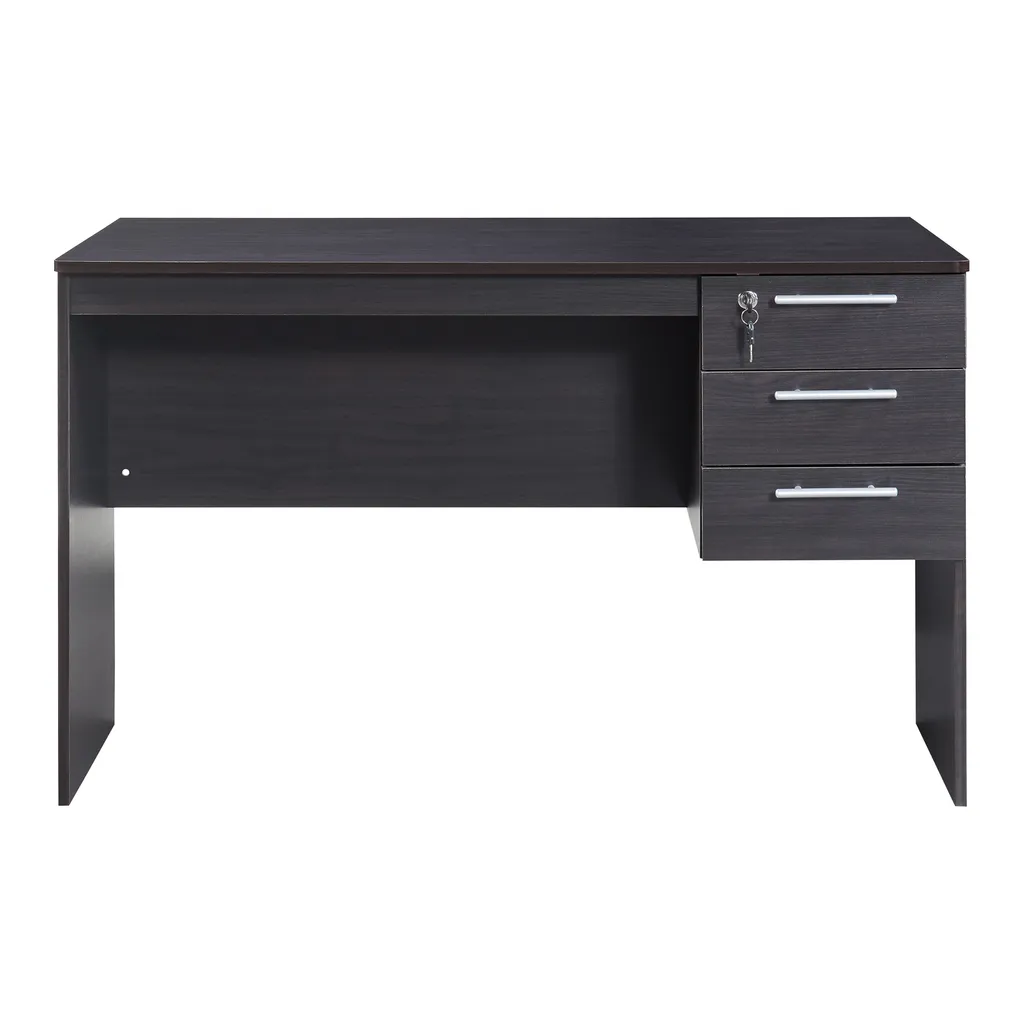 Table de Bureau de Direction Ragunda avec Rangement Intégré Bois Foncé - 6