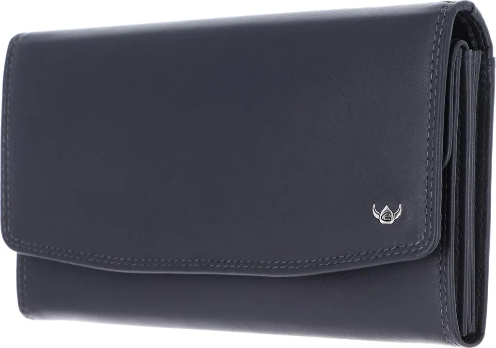Portafoglio RFID Golden Head Polo 2823 Blu Scuro - Pelle Premium Donna