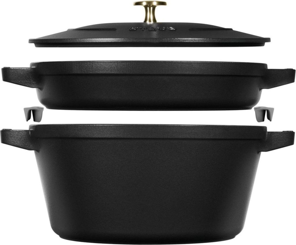 Staub - Zestaw naczyń śr. 24 cm 3-el. Czarny Zdjęcie produktu 
