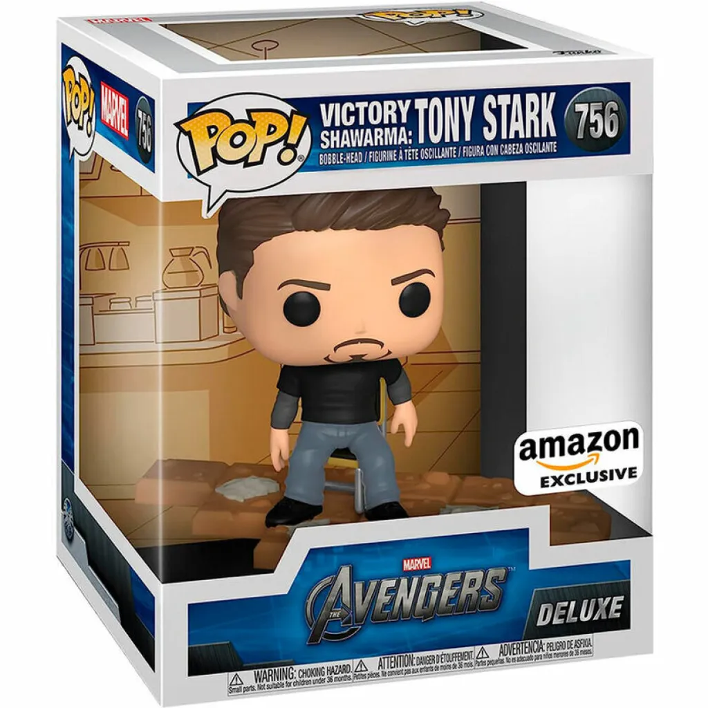 Tony Stark Funko Pop! Deluxe Avengers Figurine Exclusive Haute Qualité