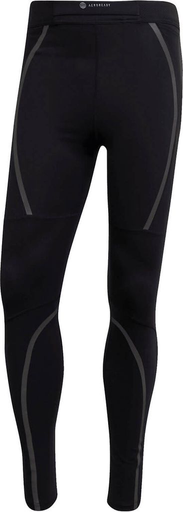 Herren-Lauf-Leggings Adidas Men Tight Saturday Schwarz 2xl