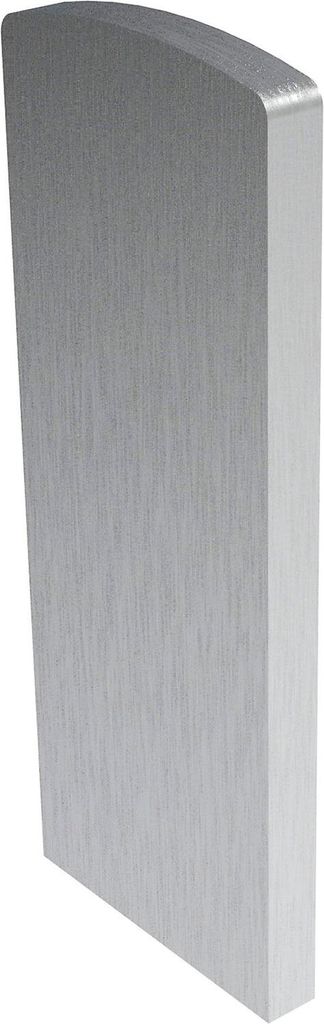 ECONOMY Endkappe für Bodenprofile 0004, Aluminium silber eloxiert