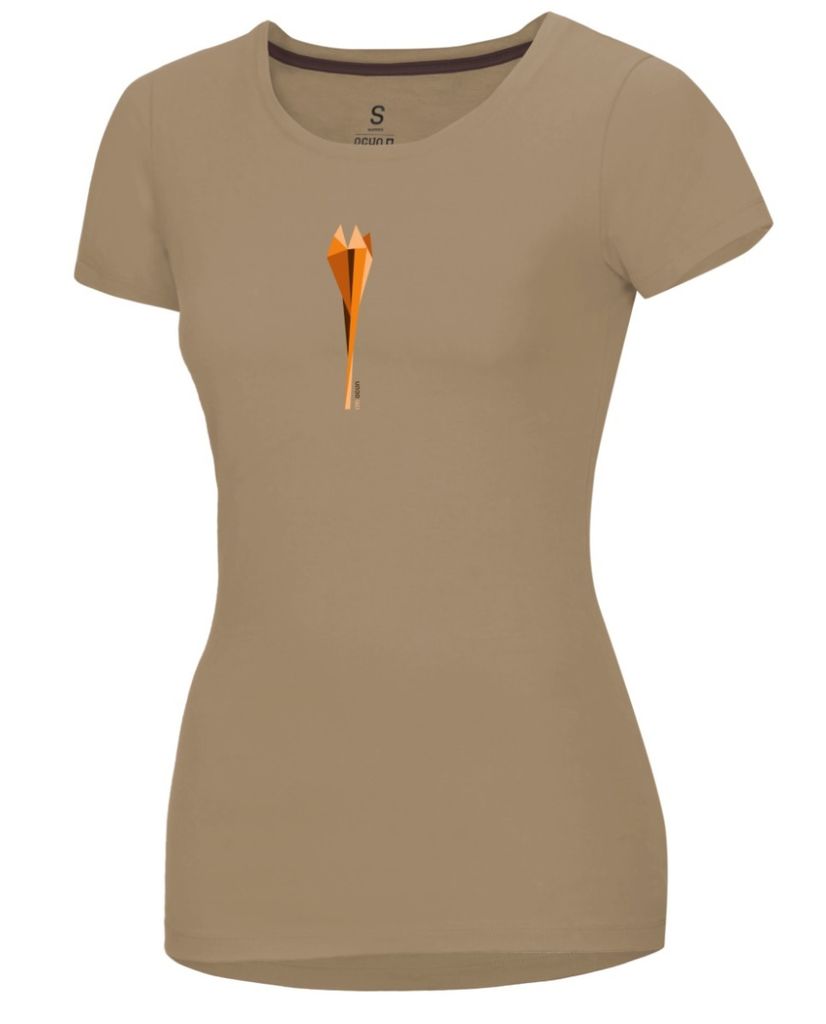 Ocun Classic T Women Cubism Flower - irish cream S
